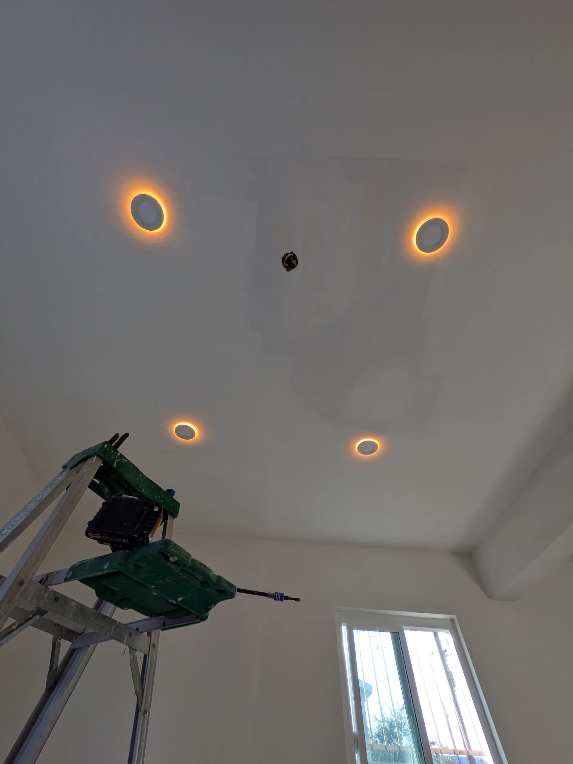 LED Ambient Light Installation — Recessed Lights That Transform a Room